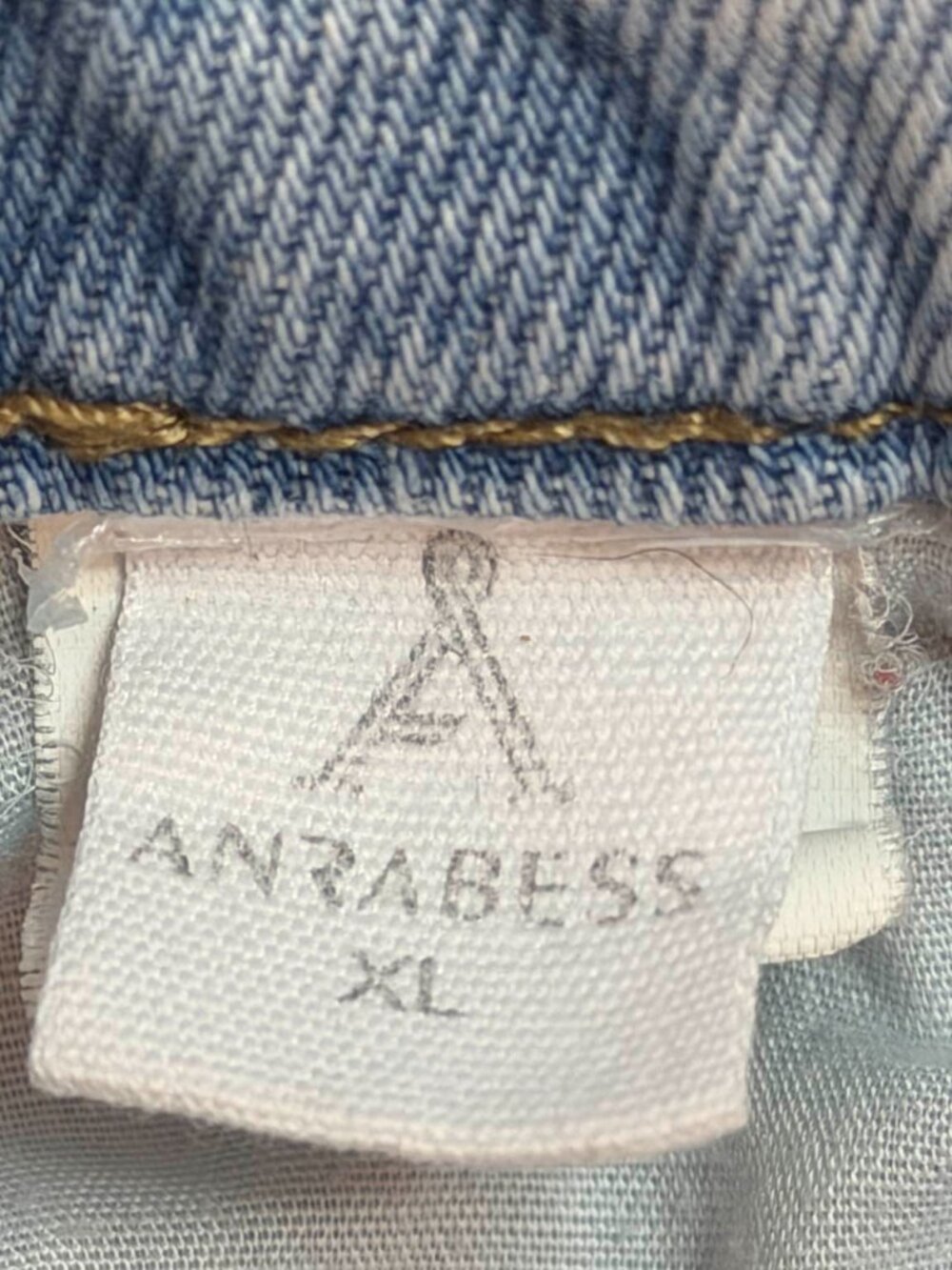 ANRABESS Denim Overalls Women's XL Light Wash - Picture 8 of 14